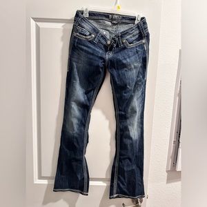 Silver Brand Jeans, low rise flare